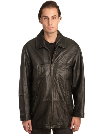 Γνήσιο Ανδρικό Δερμάτινο Μπουφάν - A334