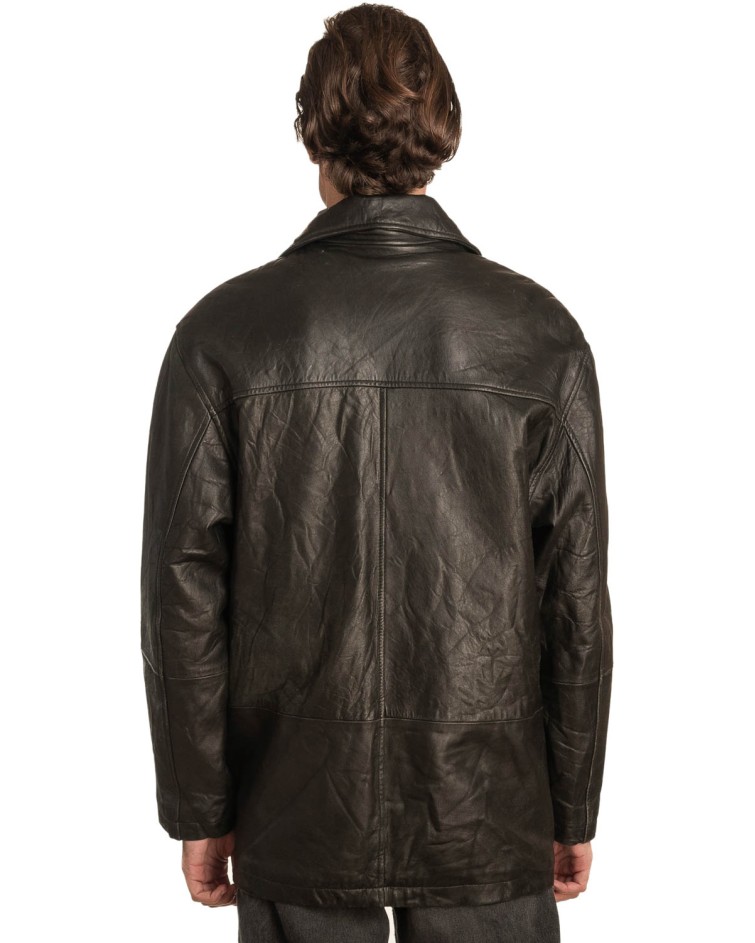 Γνήσιο Ανδρικό Δερμάτινο Μπουφάν - A334