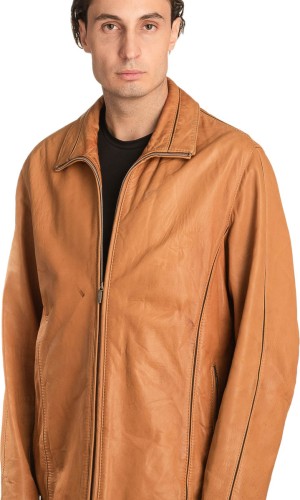 Γνήσιο Ανδρικό Δερμάτινο Μπουφάν - A335