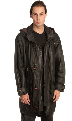 Γνήσιο Ανδρικό Δερμάτινο Μπουφάν - A337