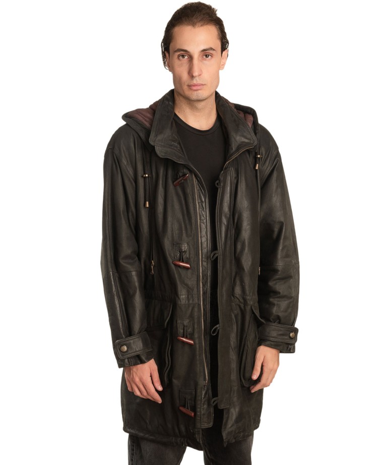 Γνήσιο Ανδρικό Δερμάτινο Μπουφάν - A337