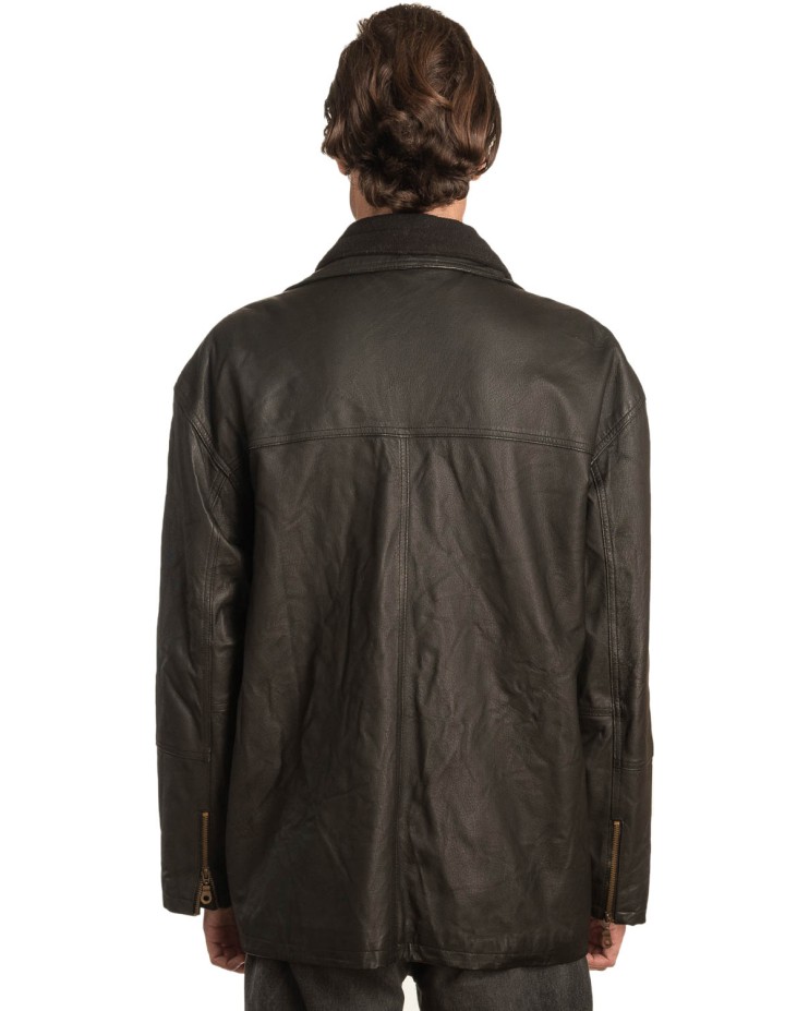 Γνήσιο Ανδρικό Δερμάτινο Μπουφάν - A343