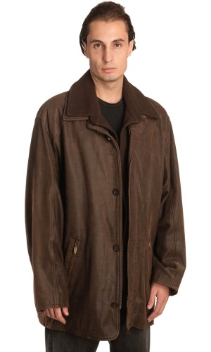 Γνήσιο Ανδρικό Δερμάτινο Μπουφάν - A344