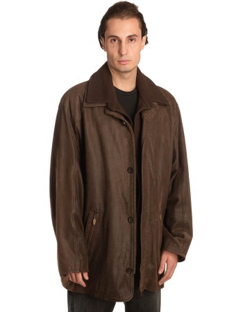 Γνήσιο Ανδρικό Δερμάτινο Μπουφάν - A344