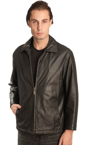 Γνήσιο Ανδρικό Δερμάτινο Μπουφάν - A345