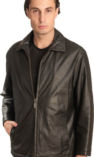 Γνήσιο Ανδρικό Δερμάτινο Μπουφάν - A345