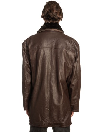 Γνήσιο Ανδρικό Δερμάτινο Μπουφάν - A350