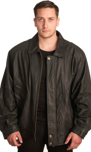Γνήσιο Ανδρικό Δερμάτινο Μπουφάν - A351