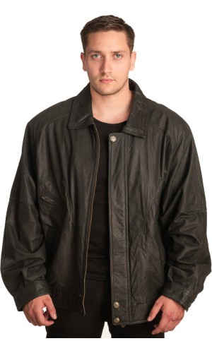 Γνήσιο Ανδρικό Δερμάτινο Μπουφάν - A351