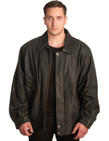 Γνήσιο Ανδρικό Δερμάτινο Μπουφάν - A351