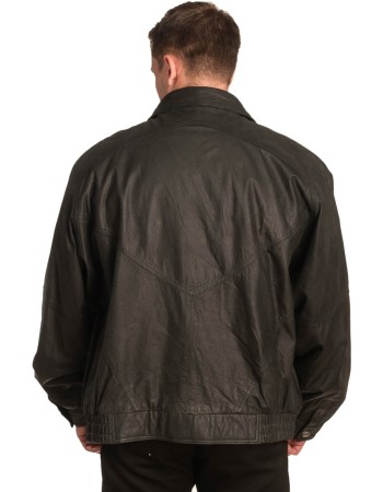 Γνήσιο Ανδρικό Δερμάτινο Μπουφάν - A351