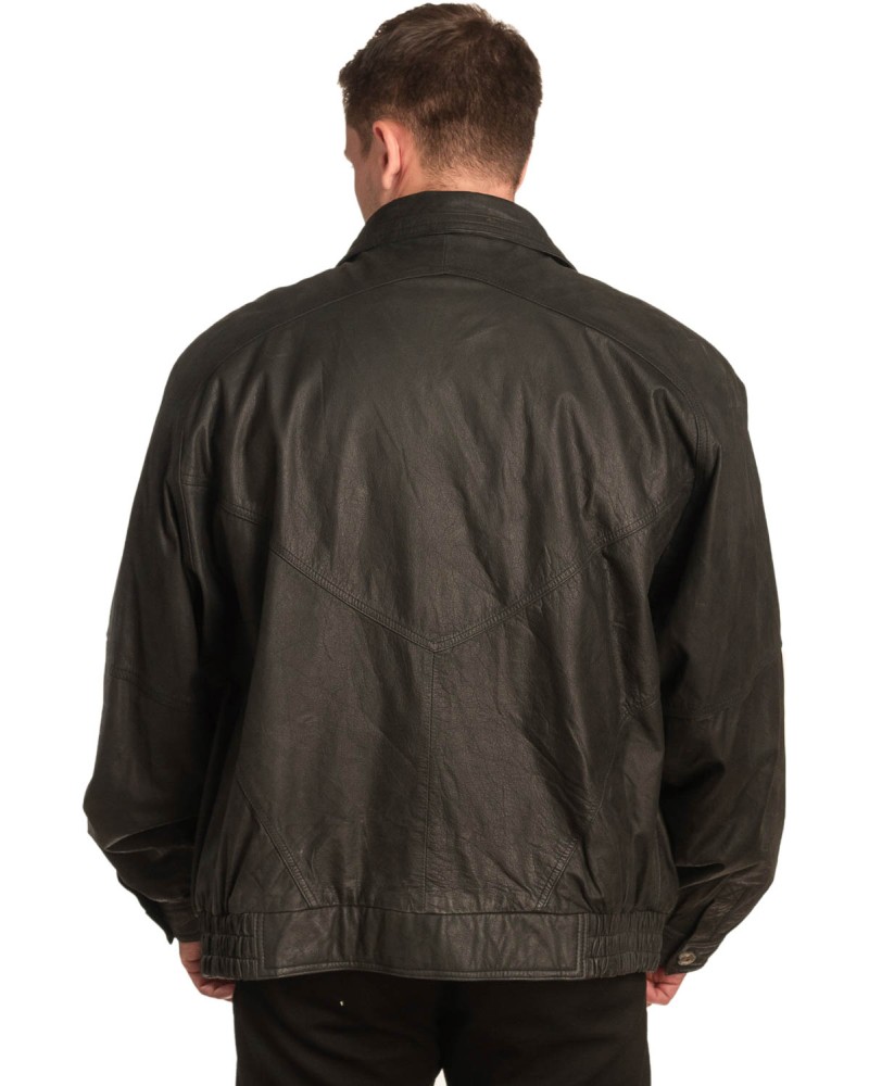 Γνήσιο Ανδρικό Δερμάτινο Μπουφάν - A351