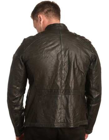 Γνήσιο Ανδρικό Δερμάτινο Μπουφάν - A352
