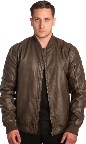Γνήσιο Ανδρικό Δερμάτινο Μπουφάν - A353