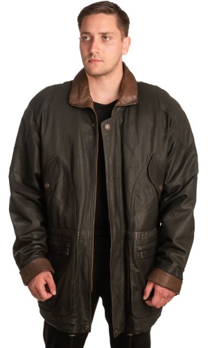 Γνήσιο Ανδρικό Δερμάτινο Μπουφάν - A354