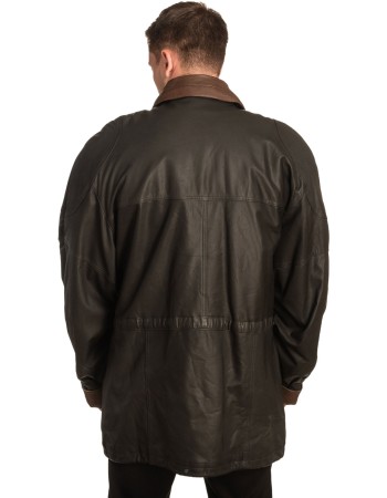 Γνήσιο Ανδρικό Δερμάτινο Μπουφάν - A354