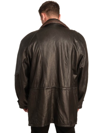 Γνήσιο Ανδρικό Δερμάτινο Μπουφάν - A358