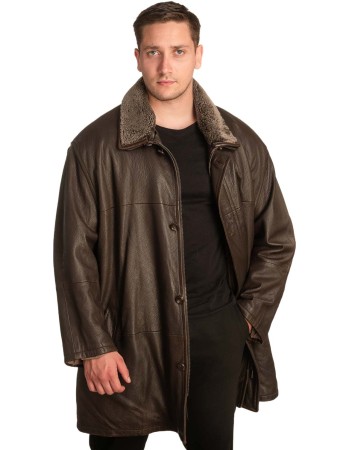 Γνήσιο Ανδρικό Δερμάτινο Μπουφάν - A359