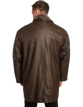 Γνήσιο Ανδρικό Δερμάτινο Μπουφάν - A359