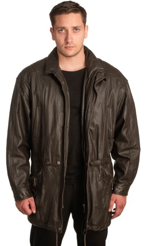 Γνήσιο Ανδρικό Δερμάτινο Μπουφάν - A360