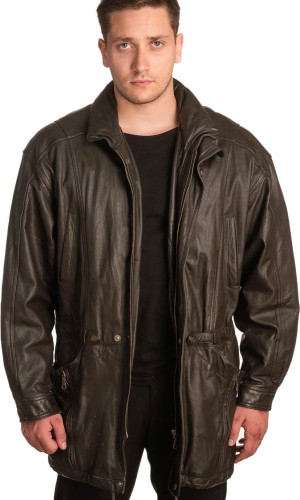 Γνήσιο Ανδρικό Δερμάτινο Μπουφάν - A360
