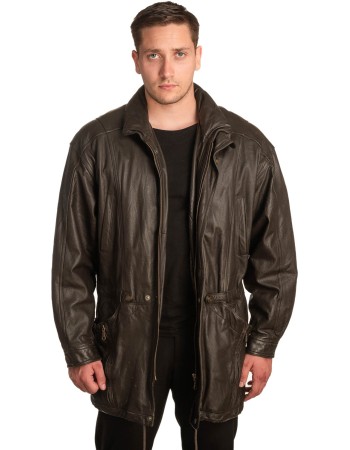 Γνήσιο Ανδρικό Δερμάτινο Μπουφάν - A360