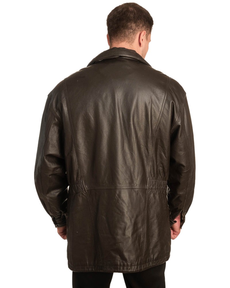 Γνήσιο Ανδρικό Δερμάτινο Μπουφάν - A360