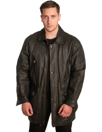 Γνήσιο Ανδρικό Δερμάτινο Μπουφάν – A367