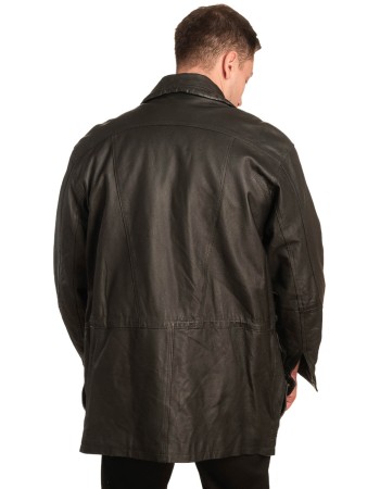 Γνήσιο Ανδρικό Δερμάτινο Μπουφάν – A367