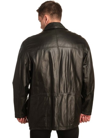 Γνήσιο Ανδρικό Δερμάτινο Μπουφάν – A368