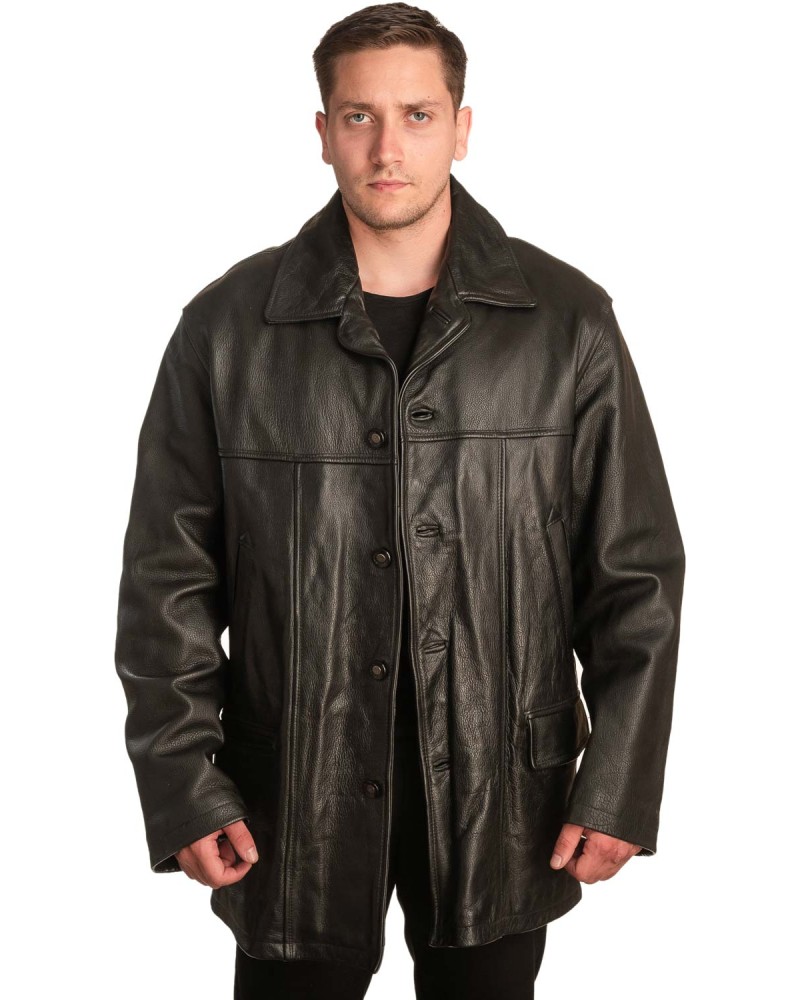 Γνήσιο Ανδρικό Δερμάτινο Μπουφάν – A370