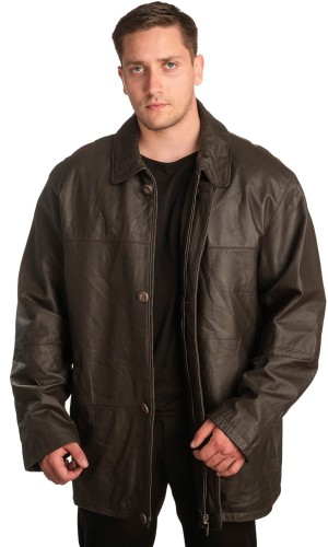 Γνήσιο Ανδρικό Δερμάτινο Μπουφάν – A371