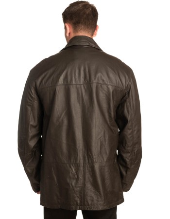 Γνήσιο Ανδρικό Δερμάτινο Μπουφάν – A371