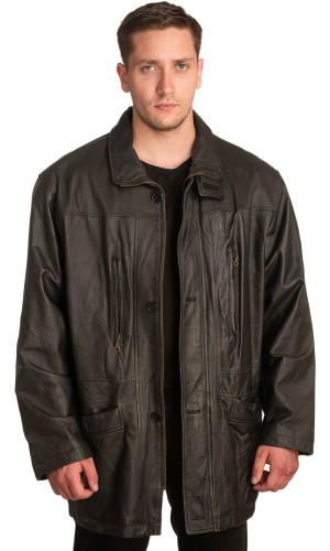 Γνήσιο Ανδρικό Δερμάτινο Μπουφάν – A372