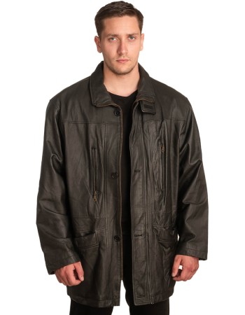 Γνήσιο Ανδρικό Δερμάτινο Μπουφάν – A372