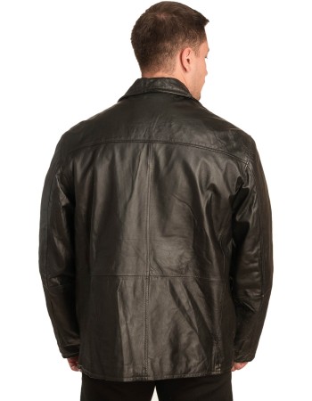 Γνήσιο Ανδρικό Δερμάτινο Μπουφάν – A374
