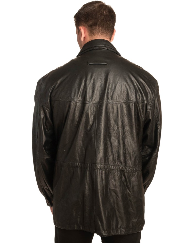 Γνήσιο Ανδρικό Δερμάτινο Μπουφάν – A377