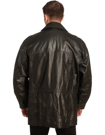 Γνήσιο Ανδρικό Δερμάτινο Μπουφάν – A383