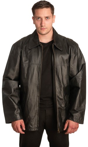 Γνήσιο Ανδρικό Δερμάτινο Μπουφάν – A385