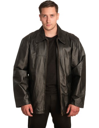 Γνήσιο Ανδρικό Δερμάτινο Μπουφάν – A385