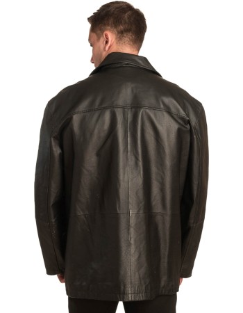 Γνήσιο Ανδρικό Δερμάτινο Μπουφάν – A386