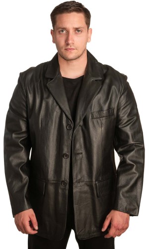 Γνήσιο Ανδρικό Δερμάτινο Σακάκι - Α388