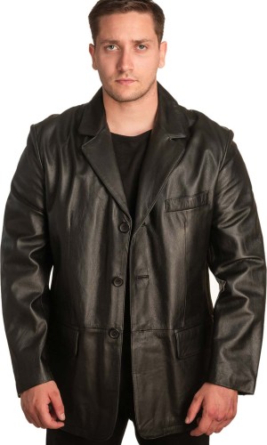 Γνήσιο Ανδρικό Δερμάτινο Σακάκι - Α388