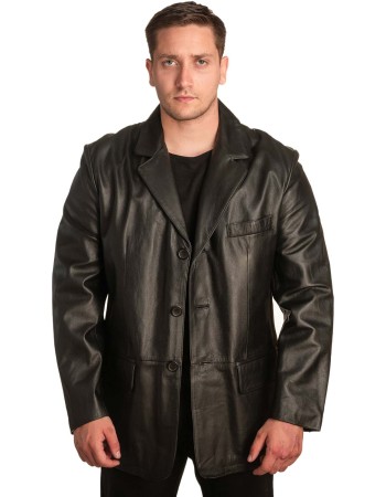 Γνήσιο Ανδρικό Δερμάτινο Σακάκι - Α388