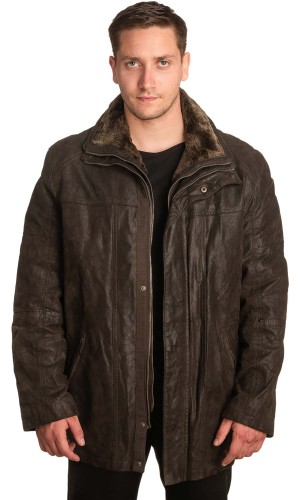 Γνήσιο Ανδρικό Δερμάτινο Μπουφάν – A390