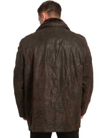 Γνήσιο Ανδρικό Δερμάτινο Μπουφάν – A390