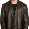  Γνήσιο Ανδρικό Δερμάτινο Μπουφάν - A392