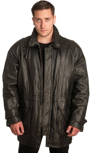 Γνήσιο Ανδρικό Δερμάτινο Μπουφάν – A394