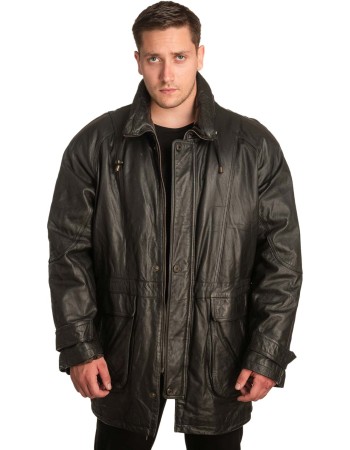 Γνήσιο Ανδρικό Δερμάτινο Μπουφάν – A394