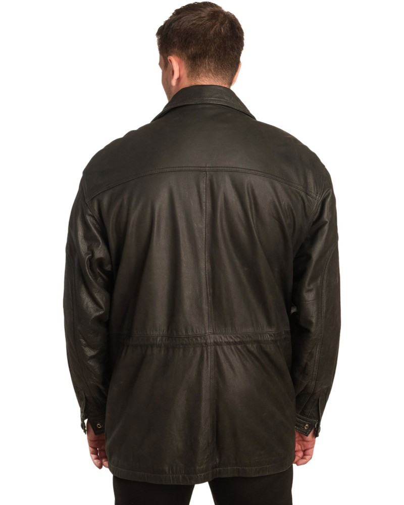 Γνήσιο Ανδρικό Δερμάτινο Μπουφάν – A395